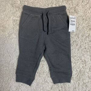 Tucker + Tate Toddlers Grey Joggers With Pockets 9 Months NWT Pull On Sweatpants